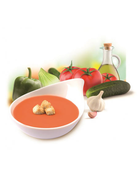 Cold Andalucian Gazpacho Soup