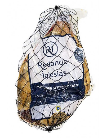 Whole Bone-less Serrano Ham FREE SHIPPING Redondo Iglesias - 1