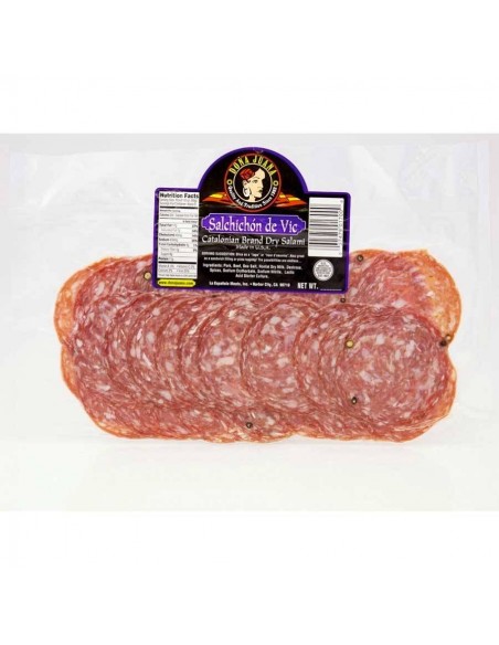 Salchichon de Vic Sliced