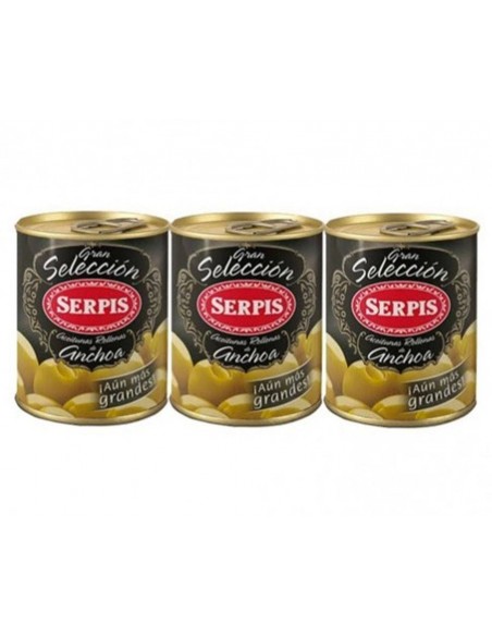 Serpis Anchovy Stuffed  Olives "Great Selection"