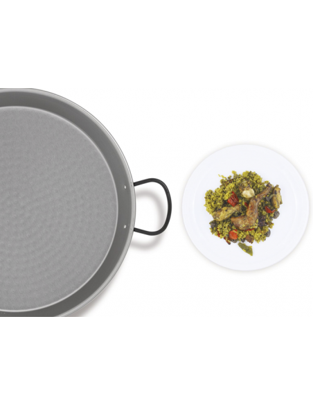 Paella Valenciana Polished Steel