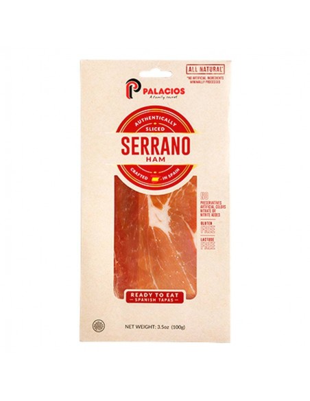 Sliced Serrano Ham 3.5oz  Palacios