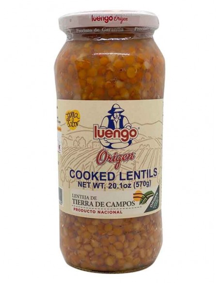 Spanish Cooked Pardinas Lentils DOP