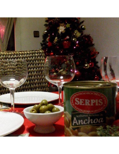El Serpis Anchovy Stuffed Olives 5.2oz Serpis - 1