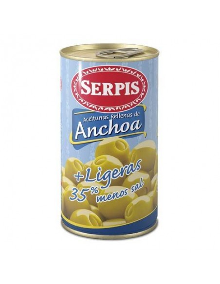 Serpis Anchovy Stuffed Olives "Low in Salt" Serpis - 1