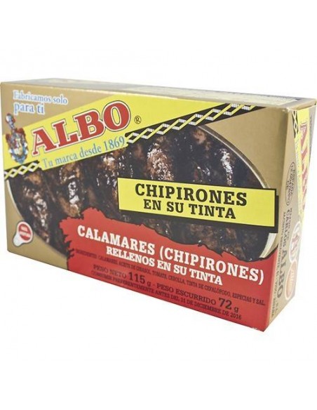 Calamares Baby en su Tinta Conservas Albo - 1