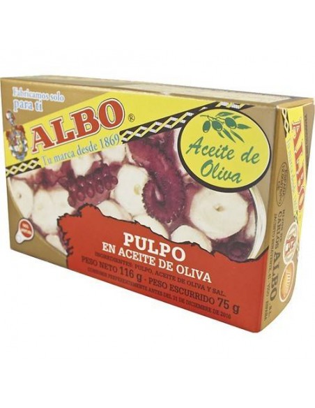 Albo Tender Octopus in Olive Oil Conservas Albo - 1