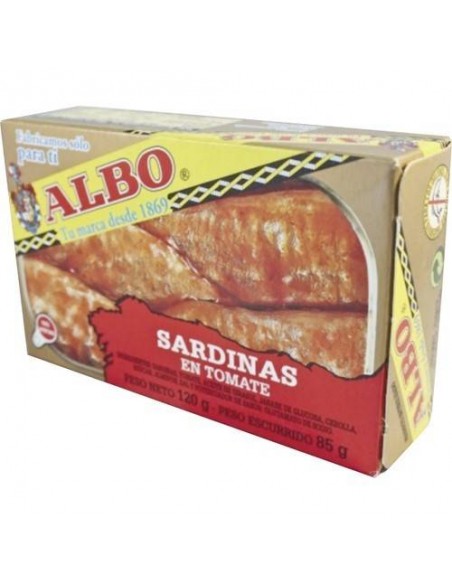 Sardinas en Tomate Conservas Albo - 1