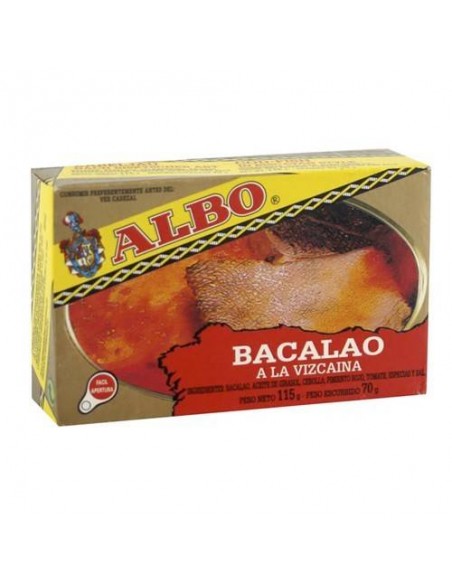 Bacalao a la Vizcaina Conservas Albo - 1