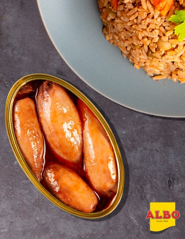 Calamares Baby en Salsa Americana