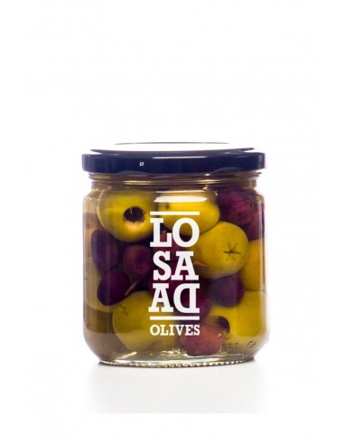 Pitted Natural Olives Mix by Losada