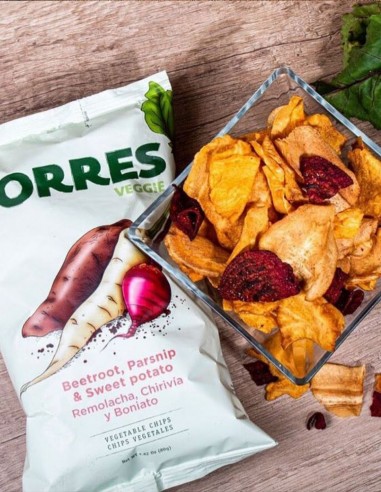 Torres Veggie Chips de remolacha,...