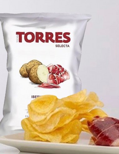 Torres Potato Chips Iberian Ham...