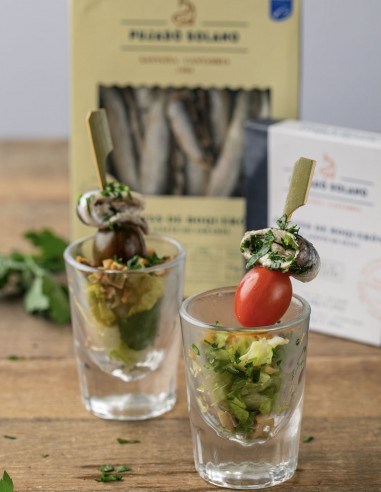 Boquerones en vinagre y aceite de...