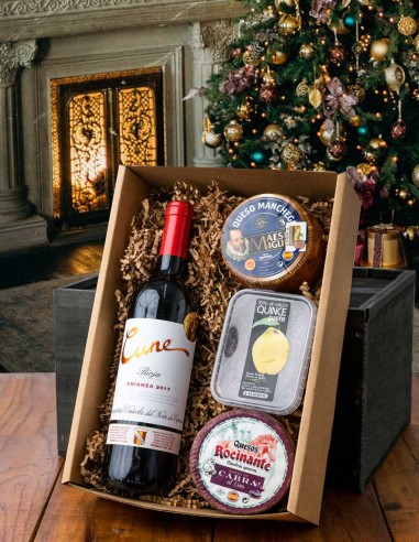 Holiday Box 1 - Cheese & Wine Box