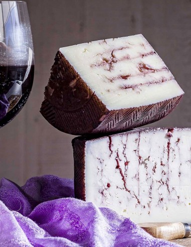 Goat's Cheese Infused with Red Wine...