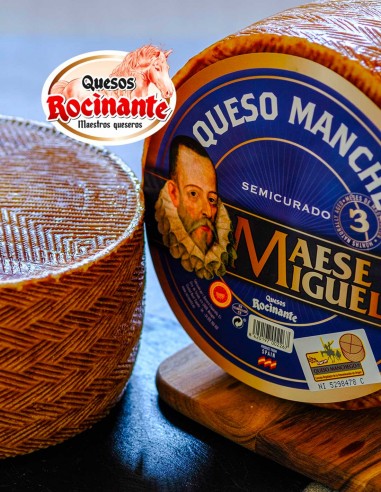 Manchego PDO Semicured 3m Maese Miguel