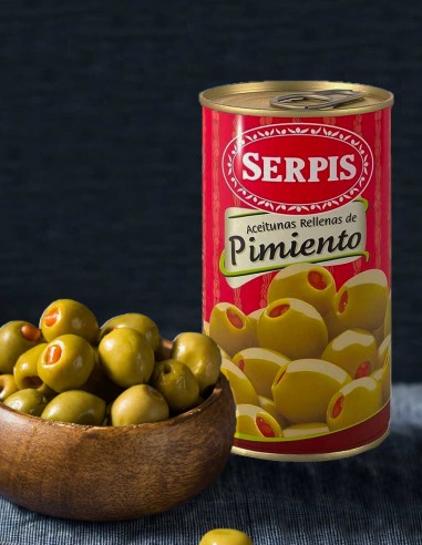 Serpis Red Pepper Stuffed Olives
