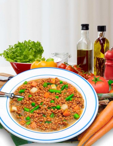 Lentejas con Verduras