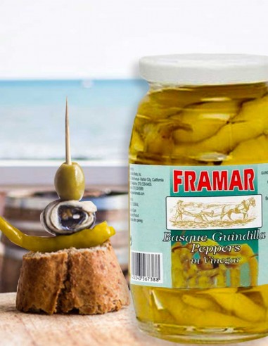 Basque Green Peppers in Vinegar 1700grs
