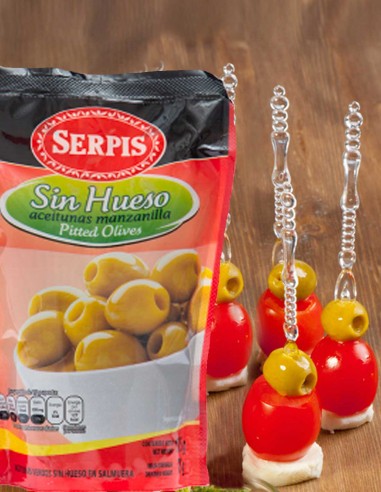 Serpis Manzanilla Green Olives Pitted