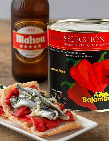 Piquillo Pepper in Strips 2500g Bajamar