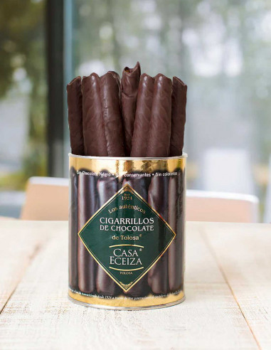 Basque Pirouette Cookies dipped in...