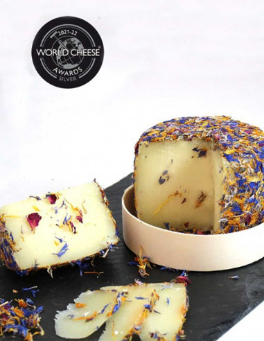 Sheep's Milk coated in a mix of local...