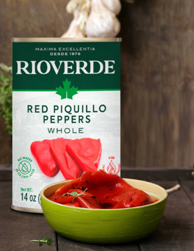 Whole Red Piquillo Peppers 390g Bajamar