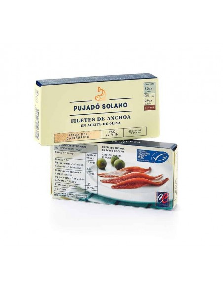 Cantabrian Sea Anchovy Fillets in Olive Oil